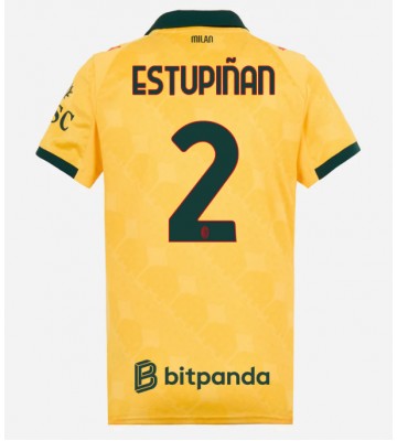 AC Milan Pervis Estupinan #2 Tredjetröja Dam 2025-26 Kortärmad